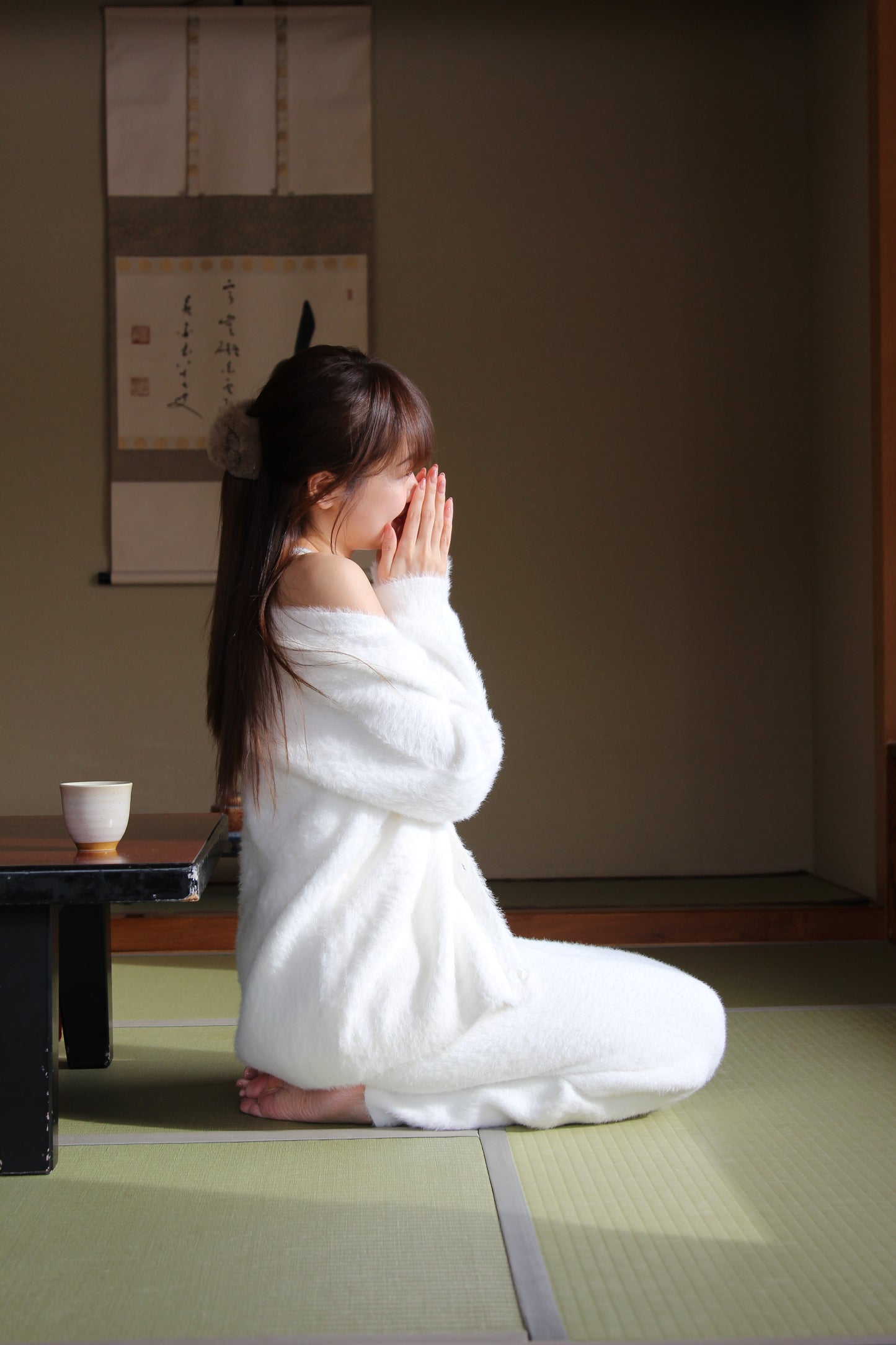 fluffy puffy warmest lounge set