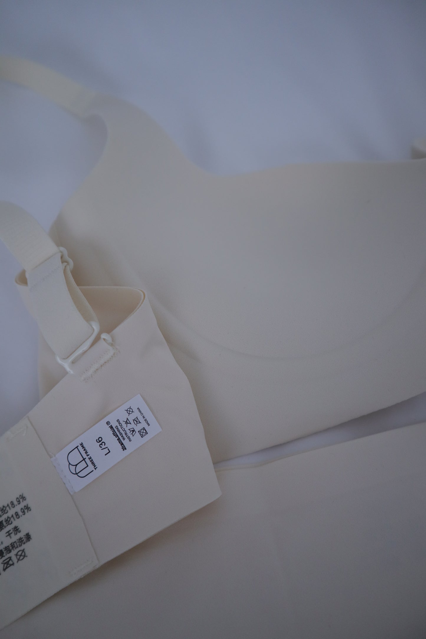 seamless cotton side-support bra
