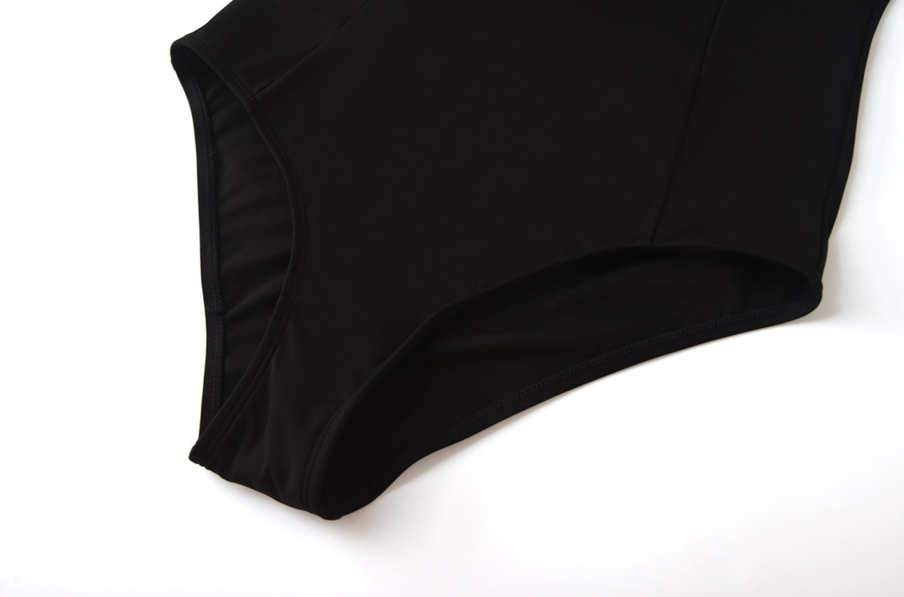 minimalist strapless one-piece swimsuit