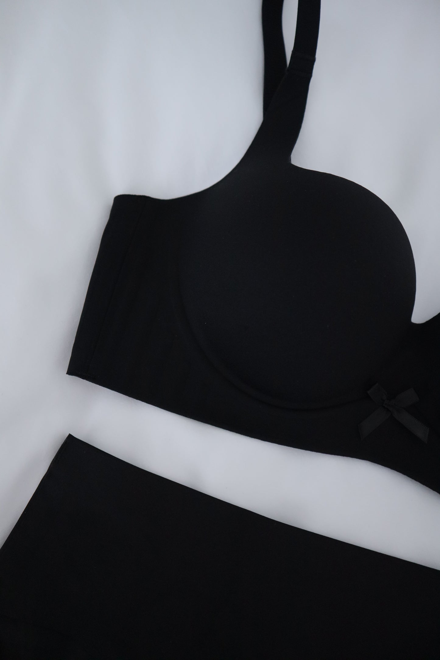 seamless cotton side-support bra