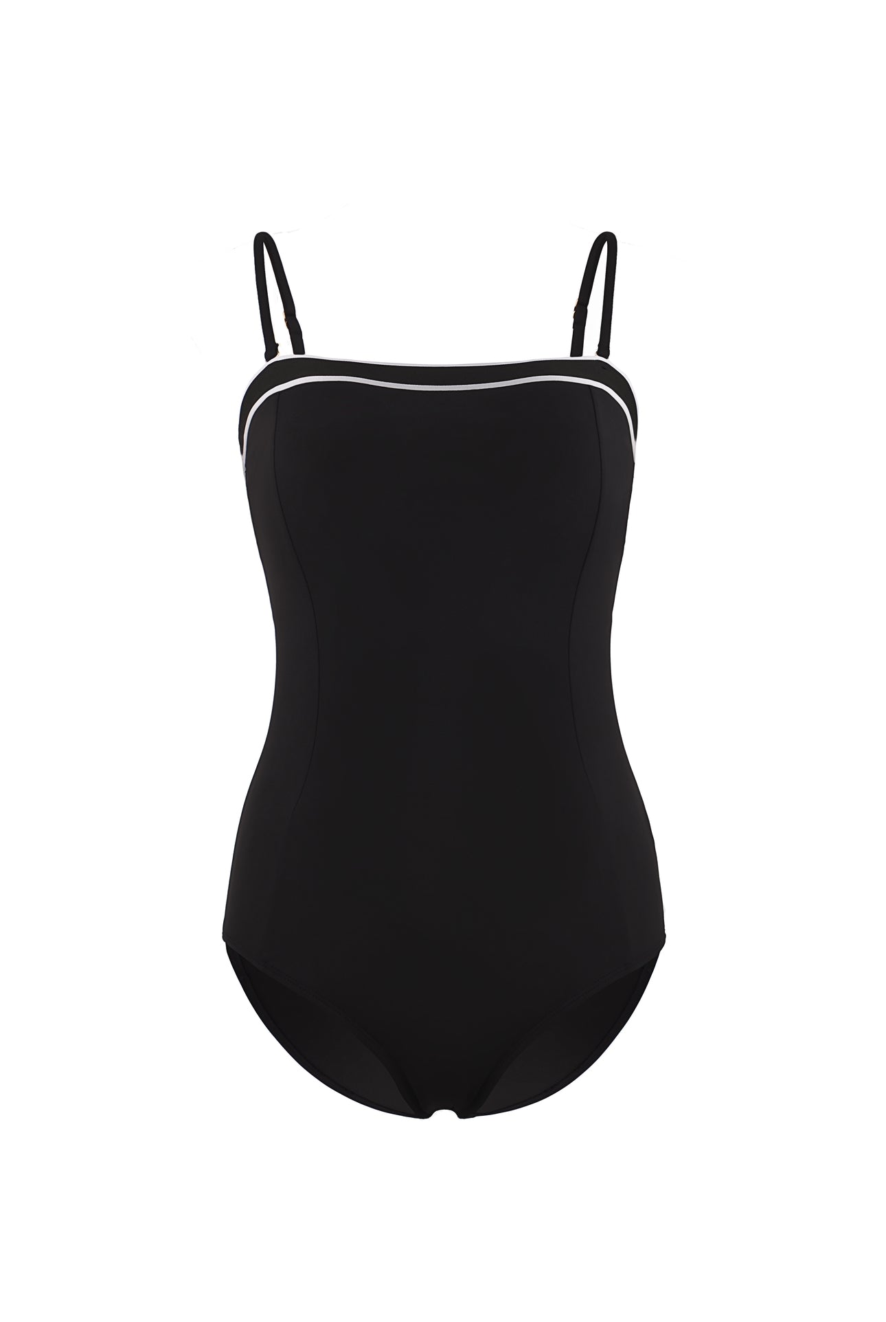 minimalist strapless one-piece swimsuit