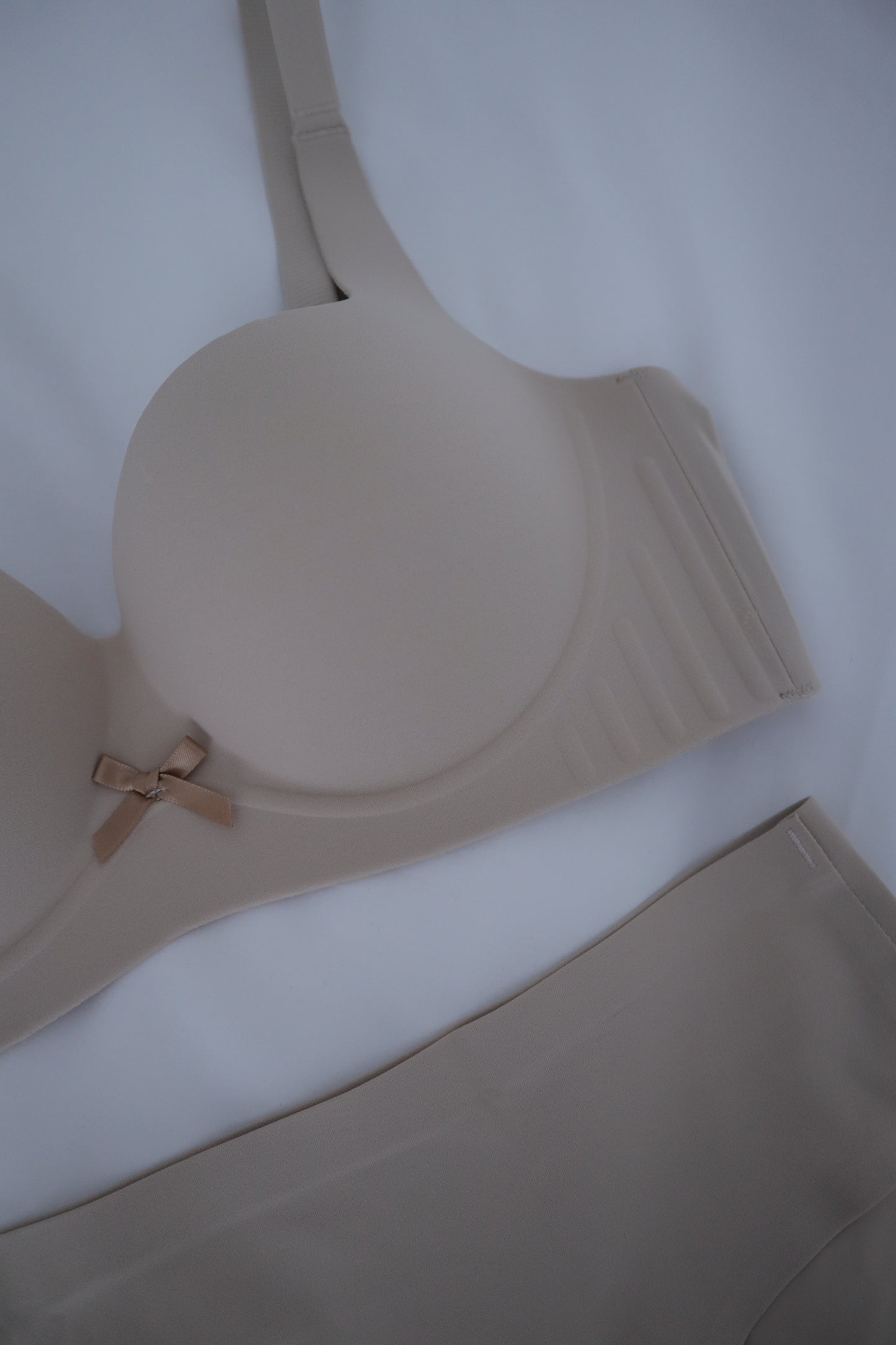 seamless cotton side-support bra