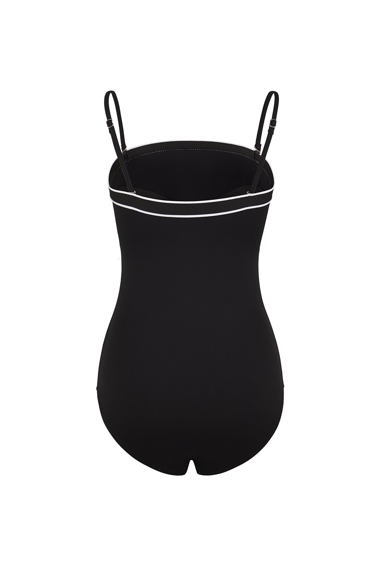 minimalist strapless one-piece swimsuit