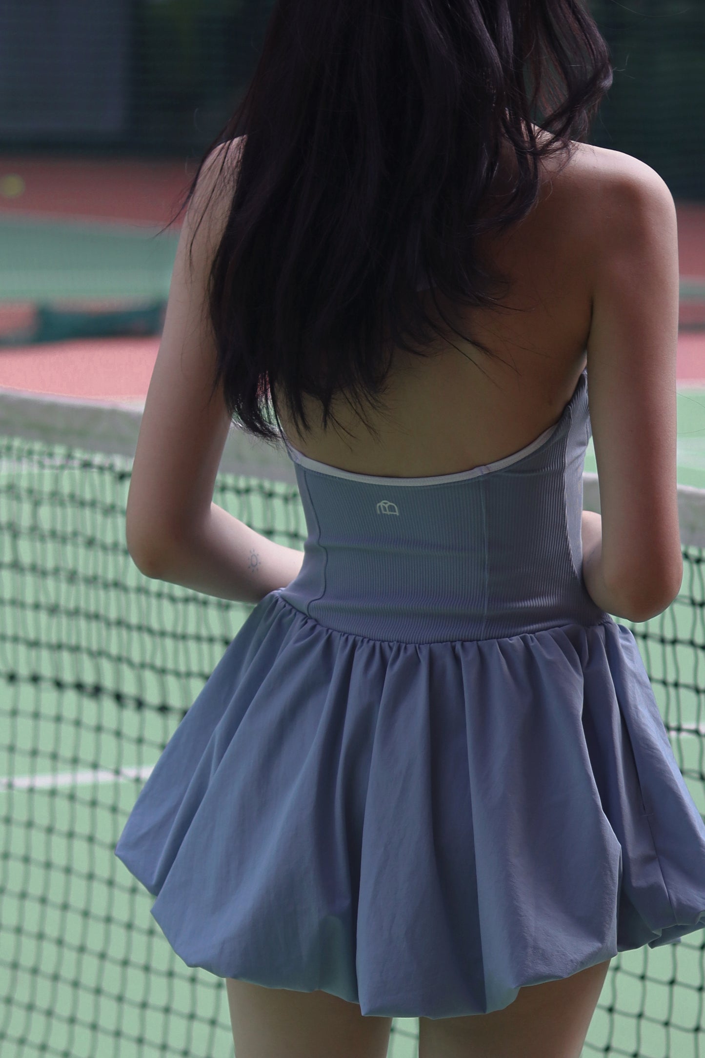 halter bubble tennis dress（預售）