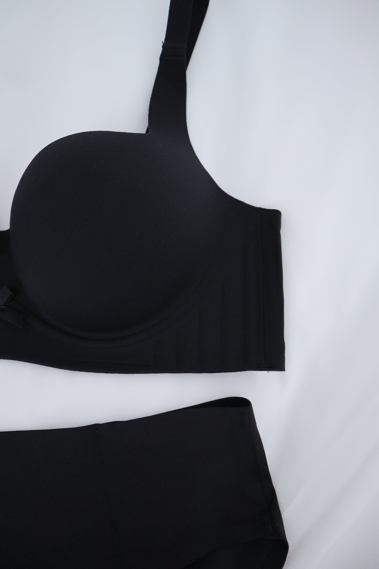 seamless cotton side-support bra